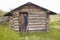 John Taft at deserted old homestead in summer in Centennial Valley near Lakeview, MT