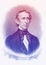 John Tyler 10th U.S. President line art portrait