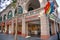 Johnny Rockets Restaurant Entrance at San Jose downtown in California