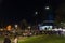Johnstone Park in central Geelong during White Night Geelong.