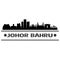 Johor Bahru City Icon Vector Art Design