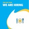 Join Our Team. Busienss Company Food We Are Hiring Poster Callout Design. Vector background