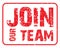 Join our team stamp