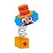 Joke box with a clown. April fool day