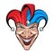 Joker Smile. Posters, Icon, Mascot. Joker esport mascot logo.