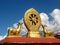 Jokhang temple dharma wheel, landmark in Lhasa, Tibet, China