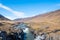 Jokulsa river in Fljotsdalur valley in east Iceland