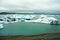 Jokulsalron lake with floating icebergs, Iceland
