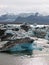 Jokulsarlon, beautiful icelandic landscape with glacier