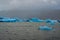 Jokulsarlon, the frozen lagoon in southern Iceland