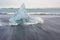 Jokulsarlon with icebergs beached