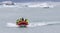 JOKULSARLON, ICELAND - July 21, 2016: Boat adventure on Jokulsarlon glacier lake on July 21, 2016.