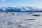 Jokulsarlon lagoon winter season natural landscape, Iceland