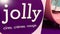 Jolly logo sign and brand text of beauty waxes creams shaving product for hair removal