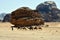 Jordan, camel ride in Wadi Rum