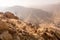 Jordan: desert landscape at Wadi Matan canyon