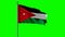 Jordan flag 3D animation