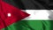 Jordan Flag - Realistic 4K - 30 fps flag of the Jordan waving in the wind.