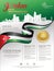Jordan happy independence day background with waving flag and silhouette city of jordan with award ribbon royalty. Template design