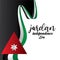 Jordan Independence Day Vector Template Design Illustration - Vector