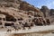 Jordan, Middle East, Ancient Petra, camel caravan