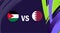 Jordanie And Qatar Match Emblems Flags Asian Nations 2023 Teams