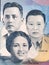 Jose Santos, Josefa Escoda, Vicente Lim portrait