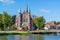 Joseph\'s Church alongside Singelgracht, Alkmaar, Netherlands