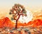 a Joshua Tree a Joshua Tree - joshua tree tree generative tree generative joshua background design