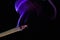 Joss stick with smoke