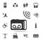 Journalist recorder icon. Detailed set icons of Media element icon. Premium quality graphic design. One of the collection icons fo