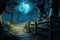 Journey Through the Enchanting Moonlit Forest: A Pathway of Mysteries and Wonders