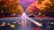 Journey Through the Light: Blurred Bokeh Car Road