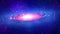 Journey Through spiral Galaxy in the Universe Through the Stars Loop Animation Background.