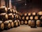 A Journey Through Time and Tradition in the Aging Factory - Witnessing the Meticulous Artistry of Wine Barrel Aging