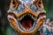 Journey to the Jurassic: world of dinosaurs, extinct species with big, strong, toothy predators, prehistoric era and the
