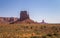 Journey to the legendary wild West of the USA. Picturesque rocks in the Valley of Monuments, Navajo Tribal Park