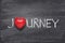 Journey word heart