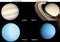 Jovian planets. Planets with rings. Elements of this picture furnished by NASA