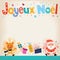 Joyeux Noel - Merry Christmas in French card