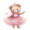 Joyful bear dancer graphics