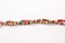 Joyful Colors of Jewelery Beads Twisted Multi Colored Chain Necklace Presentation