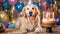 Joyful Dog\\\'s Birthday Festivity