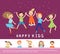 Joyful Happy Cute Children Concept
