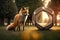 A Joyful Haven: The Playful Fox and Friendly Hedgehog of a Stunningly Detailed Park in Unreal Engine 5