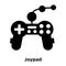 Joypad icon vector isolated on white background, logo concept of