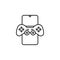 Joystick mobile game icon. Element of mobile technology icon