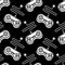 Joystick seamless pattern. Gamepad ornament. VideoGame Controller Texture