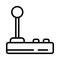 Joystick thin line vector icon