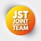 JST - Joint Supervisory Team acronym, business concept background